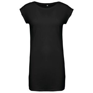Kariban Womens/Ladies T-Shirt Dress / Black